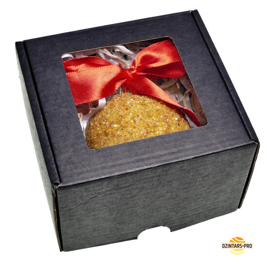 🎄 Baltijas dzintara eglīšu bumba dāvanu kastītē - Dāvanu komplekts - Tiek izgatavotas pēc pasūtījuma!!! 🎁