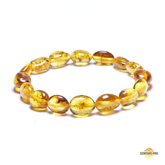 17.5 | 18 | 19cm • Honey color premium women's amber bracelet
