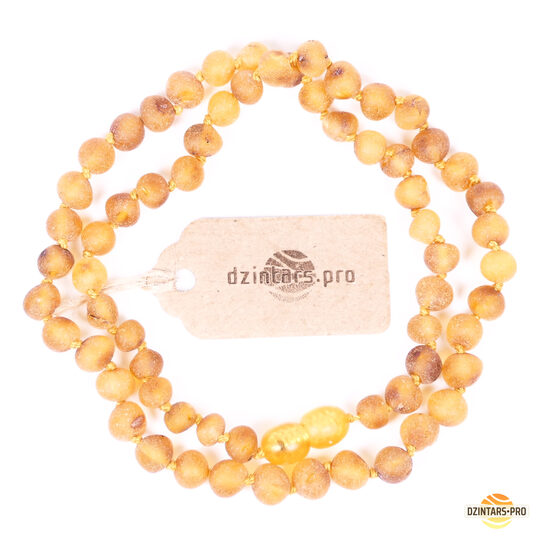 45-48cm • Honey baroque bead amber necklace - premium quality, healing beads