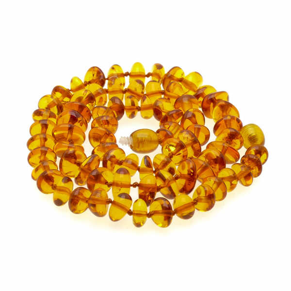 48-49cm • Медовые бусы/ожерелье премиум-класса • Жемчуг в форме округлённых чипсов