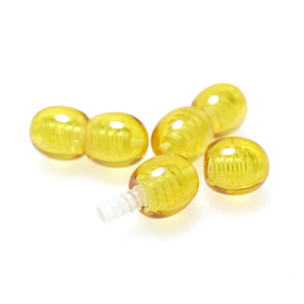 Skrūvējama plasmasas aizdare medus krāsā (dzintara imitācija)