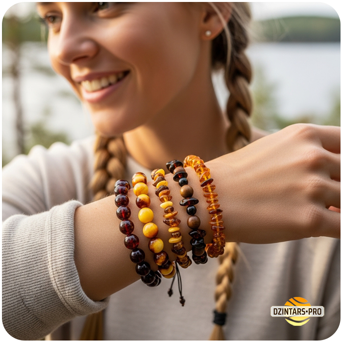 Baltijas dzintara aproces un rokassprādzes | Rotas sievietēm - Sieviešu rotu katalogs