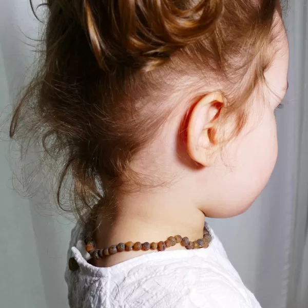 Unisex bērnu kaklarotas no dzintara