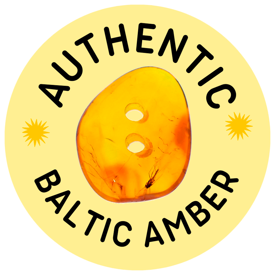 Natural 100% authentic Baltic amber jewelry: beads and necklaces for babies and kids